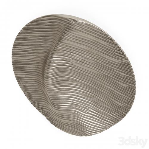 Waves variation Round wall panel