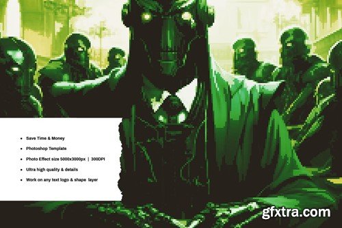 Colorful Pixels Photo Effect 5HQ9VQ8 Colorful Pixels Photo Effect 5HQ9VQ8