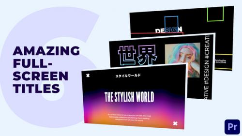 Amazing Full-Screen Titles - 50241672