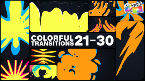 Colorful Transitions for FCPX - 50428467