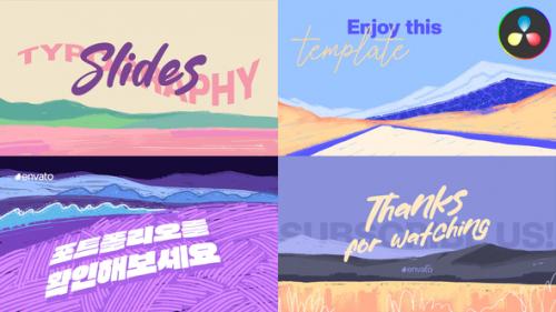 Colorful Typography Slides | DaVinci Resolve - 50501152
