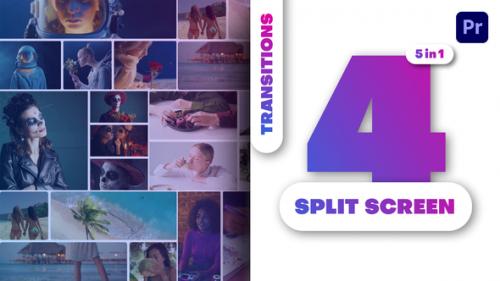 Multiscreen Transitions - 4 Split Screen - Vol. 03 - 50520239