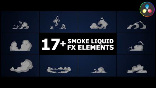 Smoke Liquid Style Elements | DaVinci Resolve - 50524249