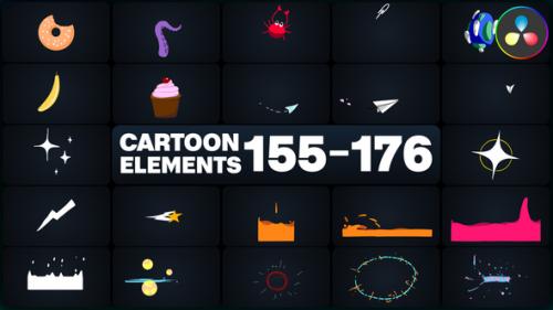 Cartoon Elements for DaVinci Resolve - 50524381