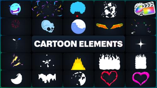 Cartoon Elements for FCPX - 50524447