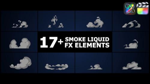 Smoke Liquid Style Elements | FCPX - 50525679