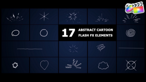 Abstract Cartoon Flash FX Elements | FCPX - 50527492