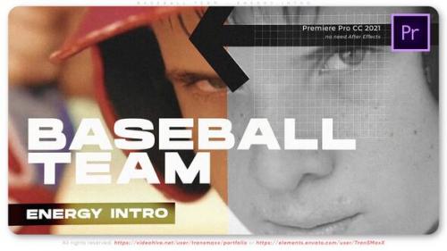 Baseball Team - Energy Intro - 50533000