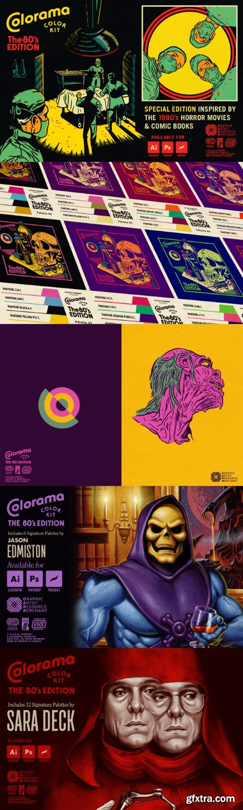 Colorama Color Kit - 80\'s Edition (Photoshop)
