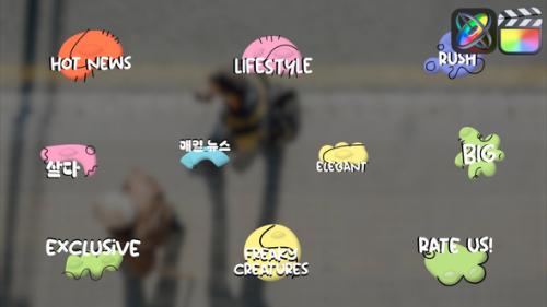 Freaky Creatures Titles | FCPX - 50545828