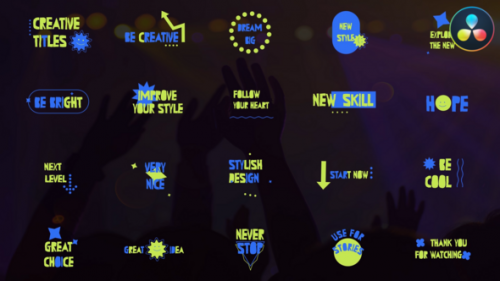Creative Titles for DaVinci Resolve - 50567669