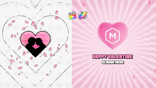 Valentine Retro Logo Reveal - 50573105