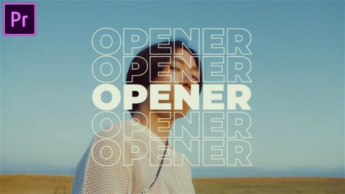 Dynamic Rhythmic Opener MOGRT for Premier Pro - 50585760