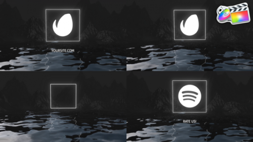 Dark Water Logo for FCPX - 50585932