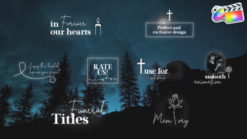 Funeral Titles for FCPX - 50586962
