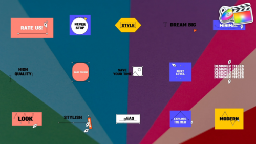 Designer Titles for FCPX - 50587192