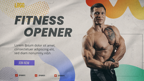 Sport Fitness Opener | MOGRT - 50589430