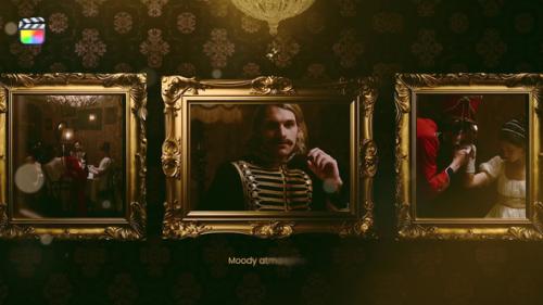 Luxury Golden Frame Display - 50604120