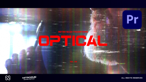 Retro Scanlines Optic Transitions Vol. 03 for Premiere Pro - 50606685