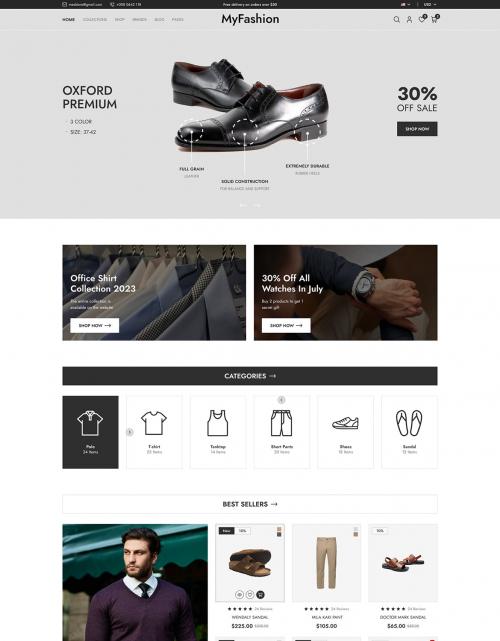 MyFashion - Fashion and Clothing Figma Template