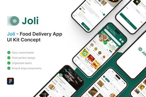 Joli - Food Delivery App UI Kit