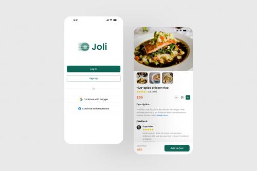 Joli - Food Delivery App UI Kit