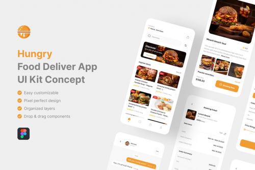 Hungry - Food Deliver App UI Kit