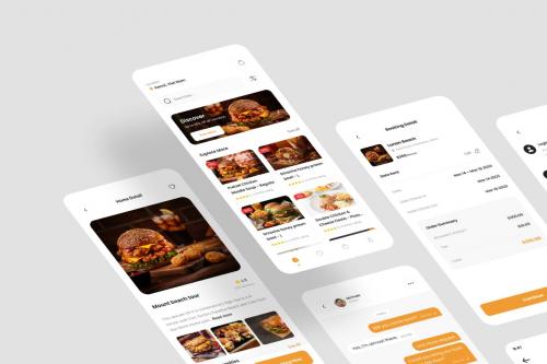 Hungry - Food Deliver App UI Kit