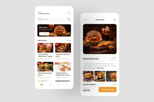 Hungry - Food Deliver App UI Kit