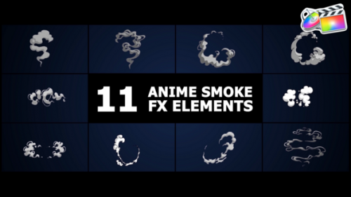 Anime Smoke Elements | FCPX - 50428514