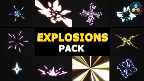 Cartoon Explosions Pack | DaVinci Resolve - 50448545