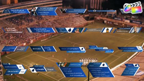 Action Sport Lower Thirds | FCPX - 50465598