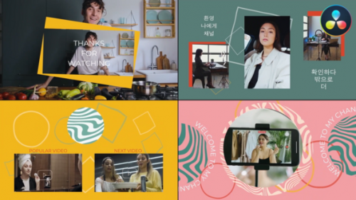 Youtube Endscreens for DaVinci Resolve - 50500527