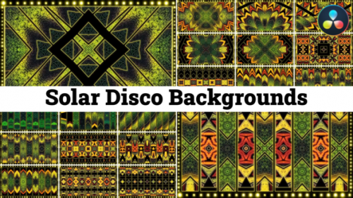 Solar Disco Backgrounds for DaVinci Resolve - 50500975