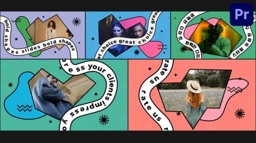 Bold Shapes Slides for Premiere Pro - 50510063