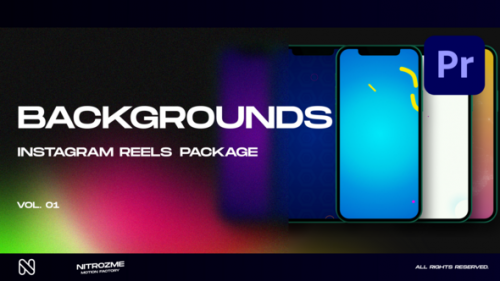 Backgrounds Instagram Reels Vol. 01 for Premiere Pro - 50534068
