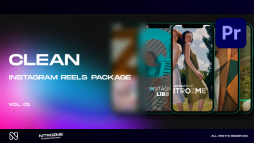 Clean Instagram Reels Vol. 01 for Premiere Pro - 50534106