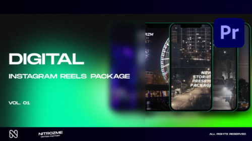 Digital Instagram Reels Vol. 01 for Premiere Pro - 50534186