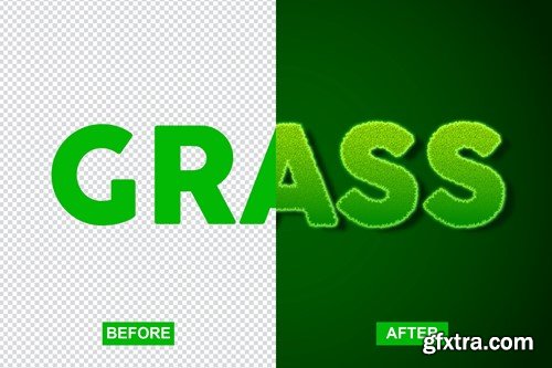 Grass Text Effect VJZCK4E