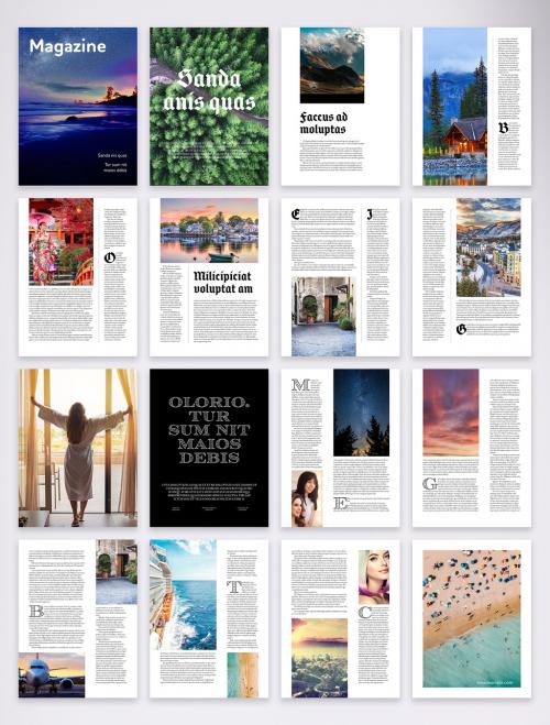 Experiencies and Travels Digital Magazine Layout - 429453249