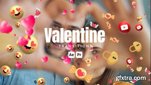 Videohive Valentine Transitions 50729418