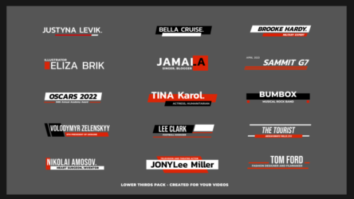 Lower Thirds Pack | DaVinci Resolve MACRO - 50713380