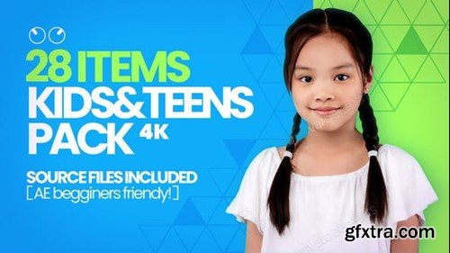 Videohive 4k Kids And Teens Broadcast And Youtube Channel Package 50717508