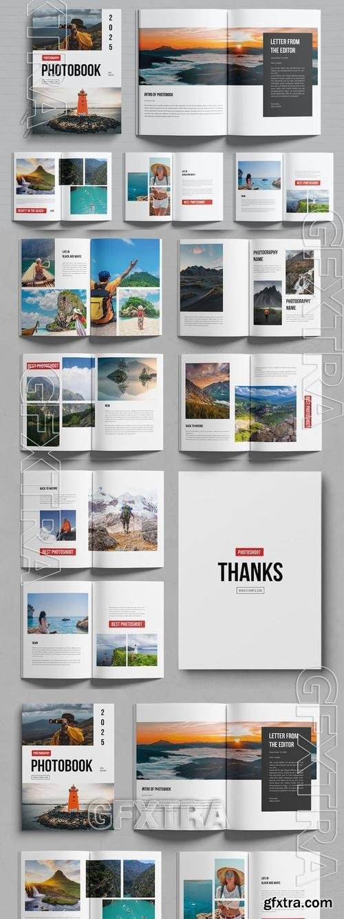 Photobook Design Template HWNMK39 Photobook Design Template HWNMK39