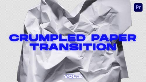 Crumpled Paper Transitions VOL.2 | Premiere Pro - 50730536
