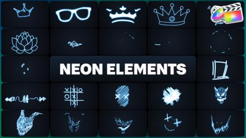 Neon Elements for FCPX - 50742123