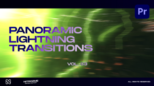 Lightning Panoramic Transitions Vol. 03 for Premiere Pro - 50747676
