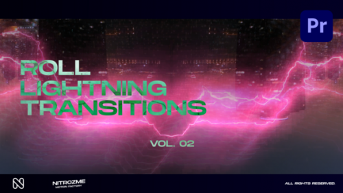 Lightning Roll Transitions Vol. 02 for Premiere Pro - 50747699