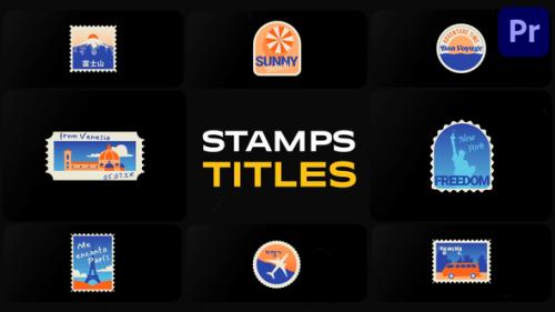 Stamps Titles | Premiere Pro - 50754781
