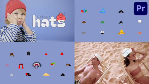 Cartoon Masks And Hats for Premiere Pro - 50754954